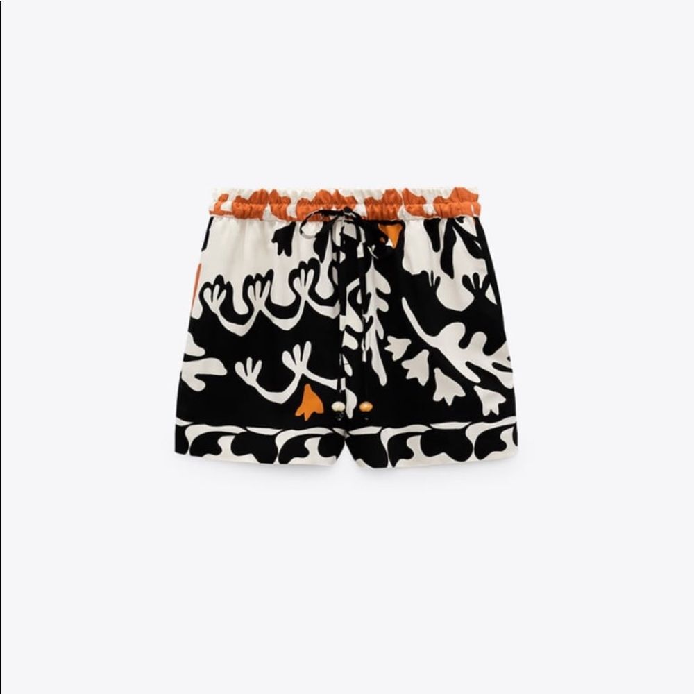 ZARA PRINT SHORTS - Picture 5 of 5